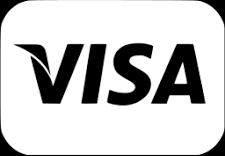 Visa logo white