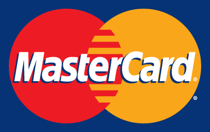 Mastercard logo white