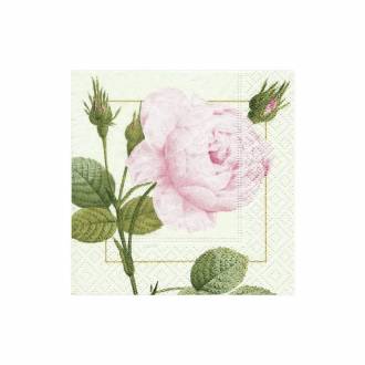 Serviet, lille - Redoute Rose pink