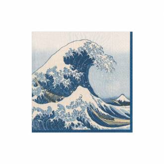 Serviet, lille - The Great Wave Blue