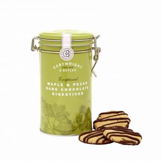 C&B Tin w Maple & Pecan Dark Choco Digestives- 200g