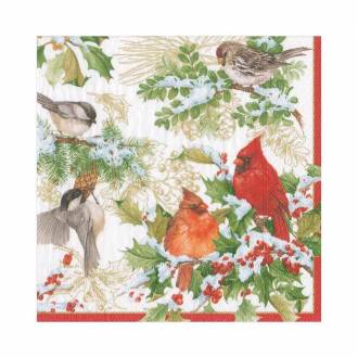 Serviet - Christmas Birds and Greenery