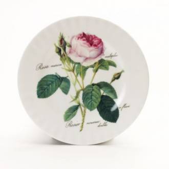 Redoute Rose Tallerken 20 cm