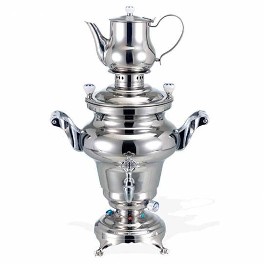 Samovar Rebecca 5 l Poleret rustfritstål