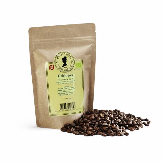 Ethiopia Yirgacheffe kaffe Organic 250g
