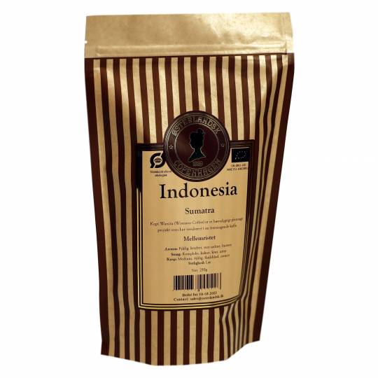 Indonesia Sumatra kaffe 250g, økologisk