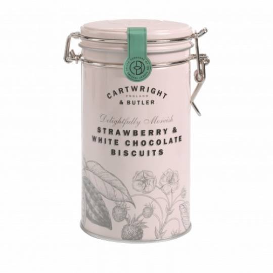 C&B Tin w Strawberry & White Chocolate - 200g