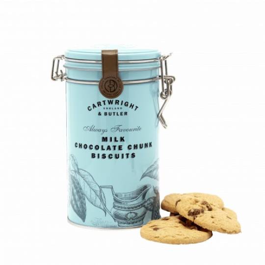 C&B Tin w Milk Choc Chunk Biscuits - 200g