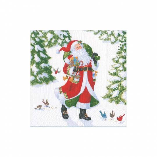 Serviet, lille - Woodland Santa