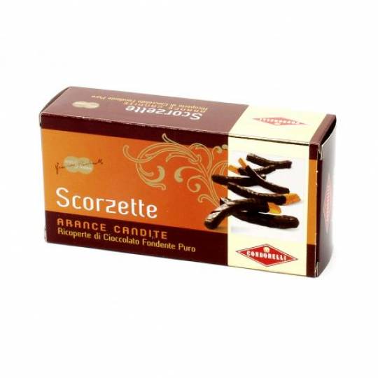 Condorelli Orangeskal m Mørk Choko 250g