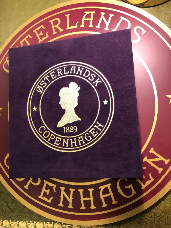 Gaveæske Exclusiv velour, 6 stk. Tebrevsdåser - PURPLE
